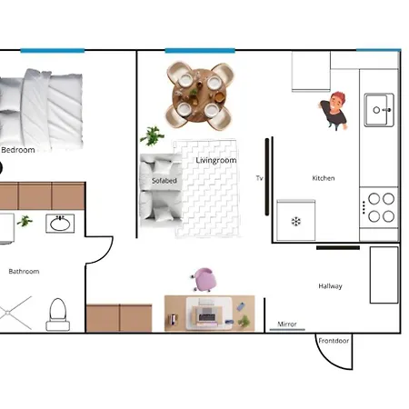 Harmony Two-room Near Bus- And Railwaystation * 图尔库