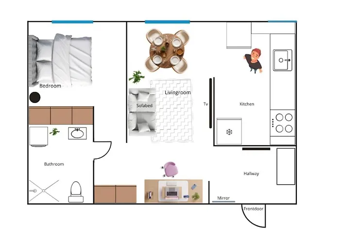 Harmony Two-room Near Bus- And Railwaystation * 图尔库